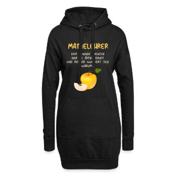 Mathematiker Mathematik Mathe Examen Lehramt - Hoodie-Kleid - Schwarz - Vorne