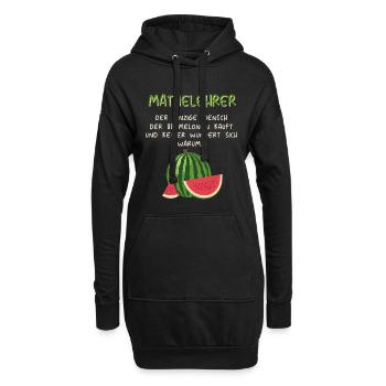Mathematiker Mathematik Mathe Examen Lehramt - Hoodie-Kleid - Schwarz - Vorne