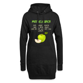 Mathematiker Mathematik Mathe Examen Lehramt - Hoodie-Kleid - Schwarz - Vorne