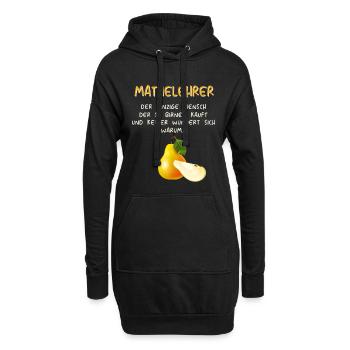 Mathematiker Mathematik Mathe Examen Lehramt - Hoodie-Kleid - Schwarz - Vorne