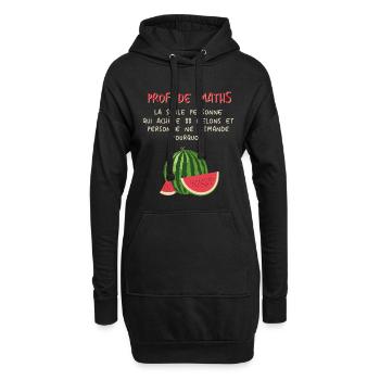 Mathematiker Mathematik Mathe Examen Lehramt - Hoodie-Kleid - Schwarz - Vorne