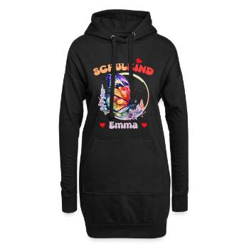 Écolière Emma - Sweat-shirt à capuche long Femme - noir - Devant
