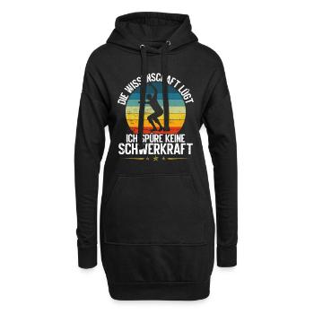 Slackline sans arbre Accessoires Slackline Slackliner - Sweat-shirt à capuche long Femme - noir - Devant