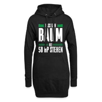 Zocken Gaming Videospiele Gamer Videogames Zocker - Hoodie-Kleid - Schwarz - Vorne