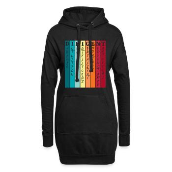 Caractéristiques du chef d’orchestre Chef d’orchestre Professeur de musique - Sweat-shirt à capuche long Femme - noir - Devant