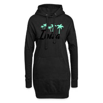 ibiza - Hoodie-Kleid - Schwarz - Vorne