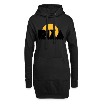 Ibiza - Hoodie-Kleid - Schwarz - Vorne