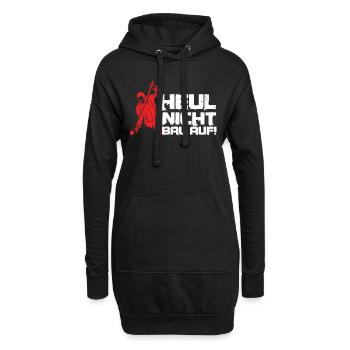 Heul Nicht Billardspieler Billard Queue Geschenk - Hoodie-Kleid - Schwarz - Vorne