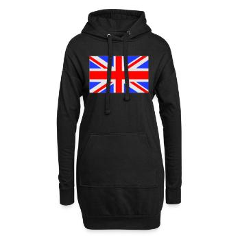 UK - Hoodie-Kleid - Schwarz - Vorne