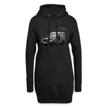 Véhicule hors route Munga Véhicule militaire - Sweat-shirt à capuche long Femme - noir - Devant