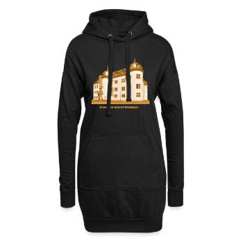 Wächtersbach Schloss Rathaus Main Hessen - Sweat-shirt à capuche long Femme - noir - Devant