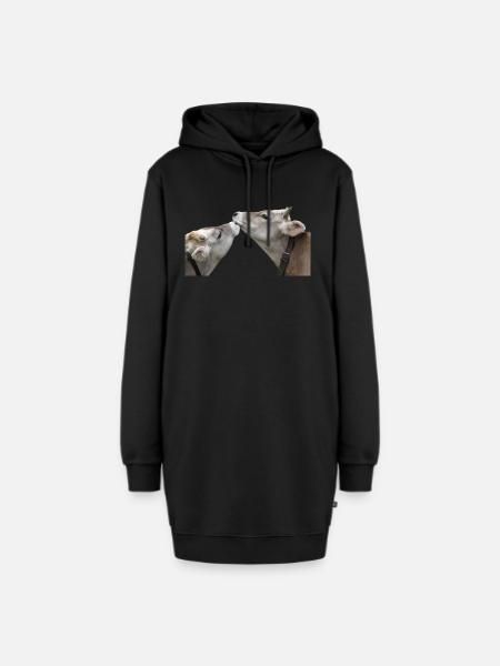Allgäuer Schumpen - Hoodie-Kleid - Schwarz