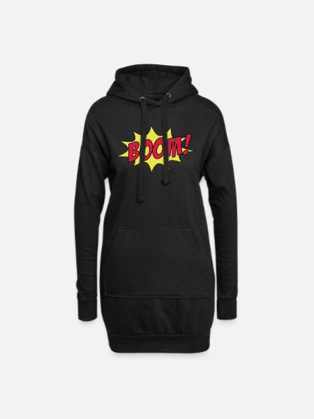 BOOM! - Sweat-shirt à capuche long Femme - noir
