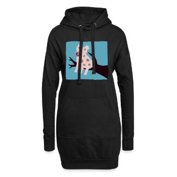 Bibo Baumsitzer - Hoodie Dress - black - Front