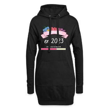 Marraine En 2023 Pour Futur Marraine Maman Baptême - Hoodie Dress - black - Front