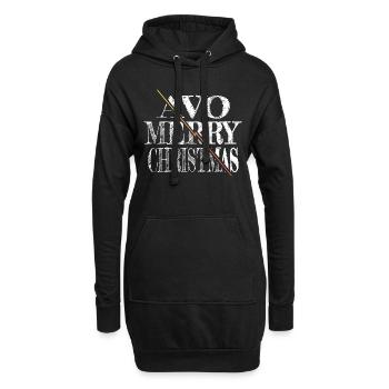 Couples Geek present bedroom Bubaprints - Hoodie Dress - black - Front