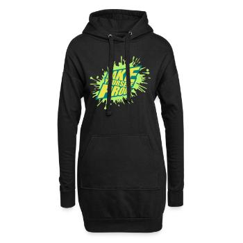 make yourself proud Zitat - Hoodie-Kleid - Schwarz - Vorne