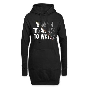 cool swim triathlon bicycle water swimming trunks - Hoodie-Kleid - Schwarz - Vorne