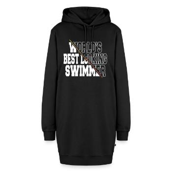 birthday apnoe fun swimming instructor joke humor - Hoodie-Kleid - Schwarz - Vorne