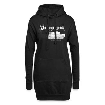 Tiger Panzer Soldaten Militär Geschichte Soldat - Hoodie-Kleid - Schwarz - Vorne
