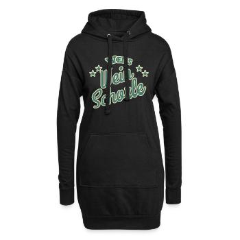Spritzer au vin blanc - Sweat-shirt à capuche long Femme - noir - Devant