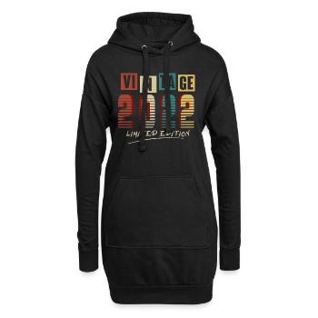 Vintage 2022 : Edition Limitée - 3e anniversaire. - Sweat-shirt à capuche long Femme - noir - Devant