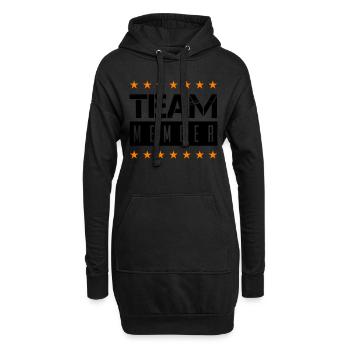 Équipier - Sweat-shirt à capuche long Femme - noir - Devant