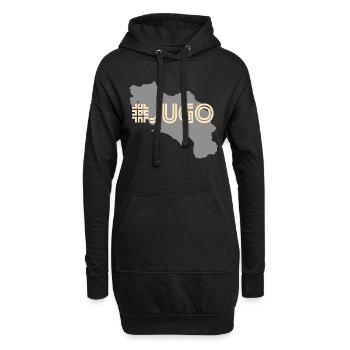 Balkan Yugoslavia Nostalgie Geschenkidee - Hoodie-Kleid - Schwarz - Vorne