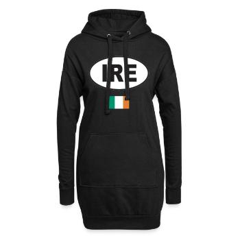Iteland - Hoodie Dress - black - Front