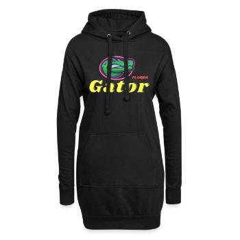 Gator Florida - Sweat-shirt à capuche long Femme - noir - Devant
