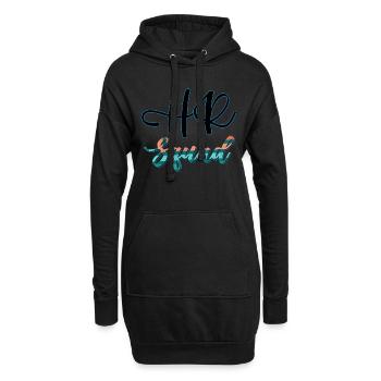 Spécialiste du recrutement de l’escouade RH Ressources humaines - Sweat-shirt à capuche long Femme - noir - Devant
