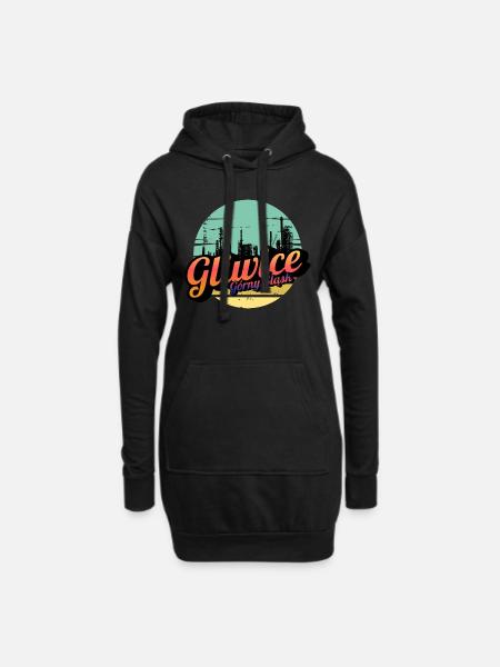 Gliwice Upper Silesia - Hoodie Dress - black