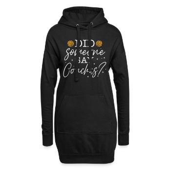 Quelqu’un a-t-il dit concha Design pour un amoureux de - Sweat-shirt à capuche long Femme - noir - Devant