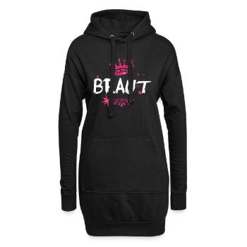 Braut - Hoodie-Kleid - Schwarz - Vorne