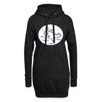 MEJUNIE DESIGN Wal-Babyfreuden - Hoodie-Kleid - Schwarz - Vorne