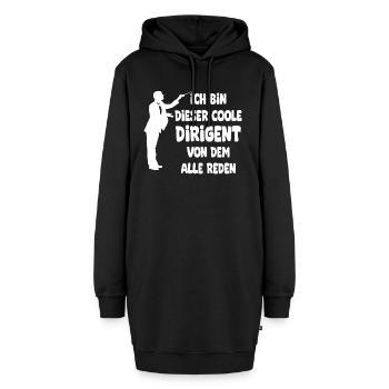 Musiker Dirigent - Lustiges Beruf Spruch Dirigent - Hoodie-Kleid - Schwarz - Vorne