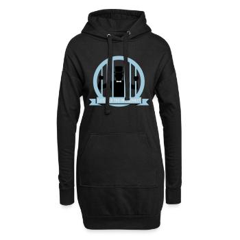 JGA Junggesellen Abschied Hochzeit Ehe Heirat - Hoodie-Kleid - Schwarz - Vorne
