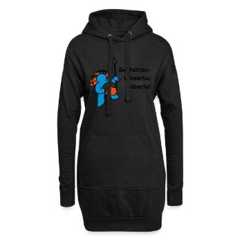 Winnetou Häberle - Hoodie-Kleid - Schwarz - Vorne