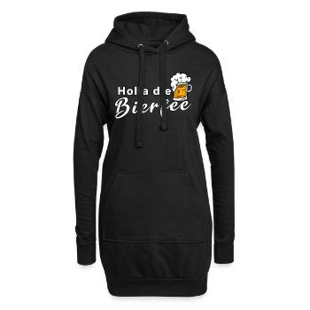 Holla die Bierfee Alkohol Bierzelt Bier Trinken - Hoodie-Kleid - Schwarz - Vorne