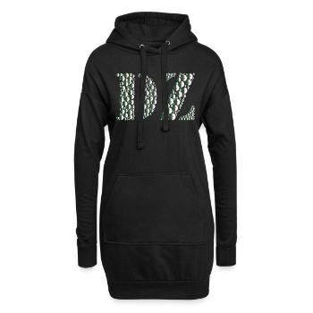 DZ - Sweat-shirt à capuche long Femme - noir - Devant