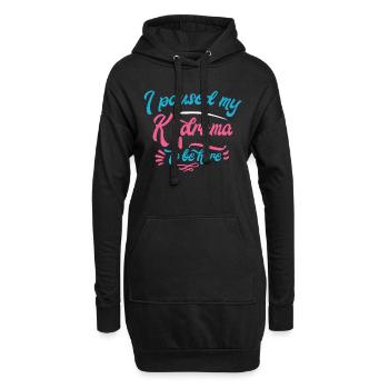 K-Pop K-Drama Kpop Kdrama Corée Hallyu Séoul - Sweat-shirt à capuche long Femme - noir - Devant