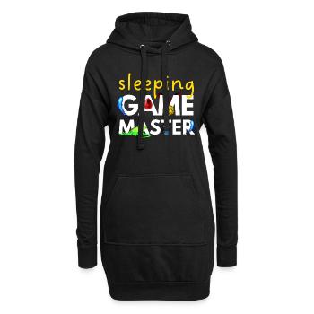 SLEEPING GAME MASTER DRAGONS ADVENTURES RPG - Sweat-shirt à capuche long Femme - noir - Devant