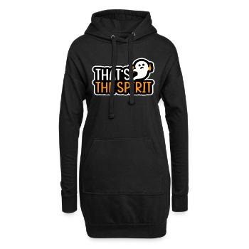 That´s The Spirit - Hoodie-Kleid - Schwarz - Vorne