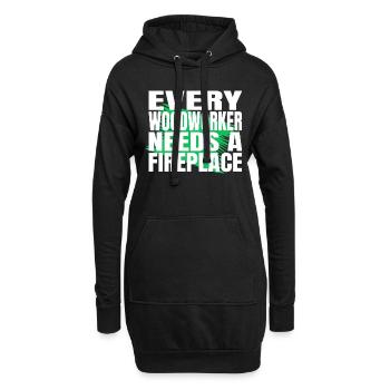 joke carpenter joke sabrina carpenter tshirts - Hoodie-Kleid - Schwarz - Vorne