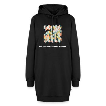 Les possibilités sont infinies - Sweat-shirt à capuche long Femme - noir - Devant
