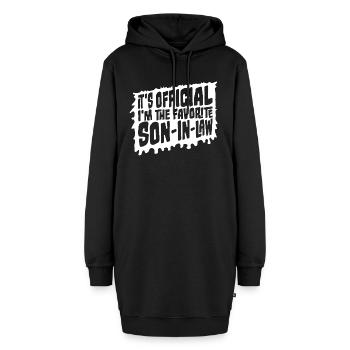 C’est officiel, je suis le gendre préféré qui dit - Sweat-shirt à capuche long Femme - noir - Devant