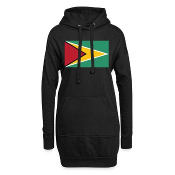 Guyana - Hoodie-Kleid - Schwarz - Vorne