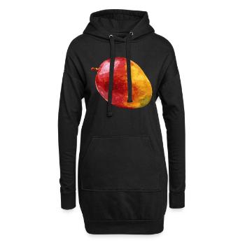 Mangue - Sweat-shirt à capuche long Femme - noir - Devant