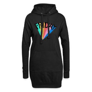 BuJa Friday - Hoodie-Kleid - Schwarz - Vorne