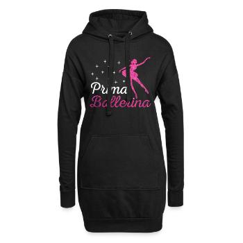 Prima Ballerina by The Manzanita´s - Hoodie-Kleid - Schwarz - Vorne